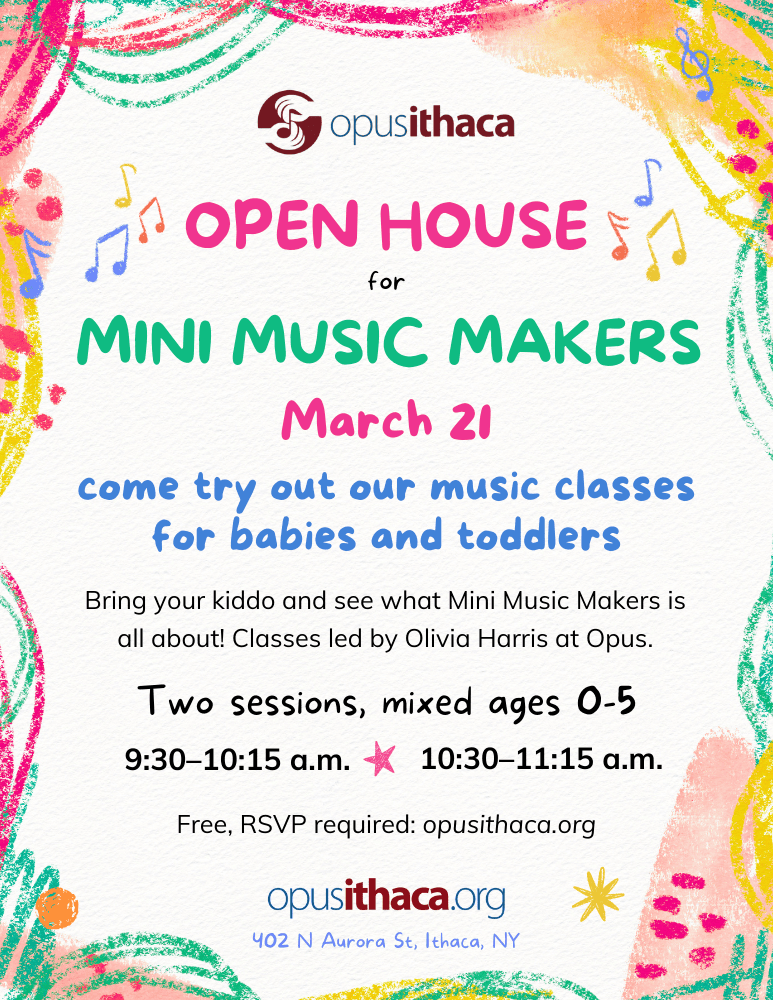 Mini Music Makers Open House March 21