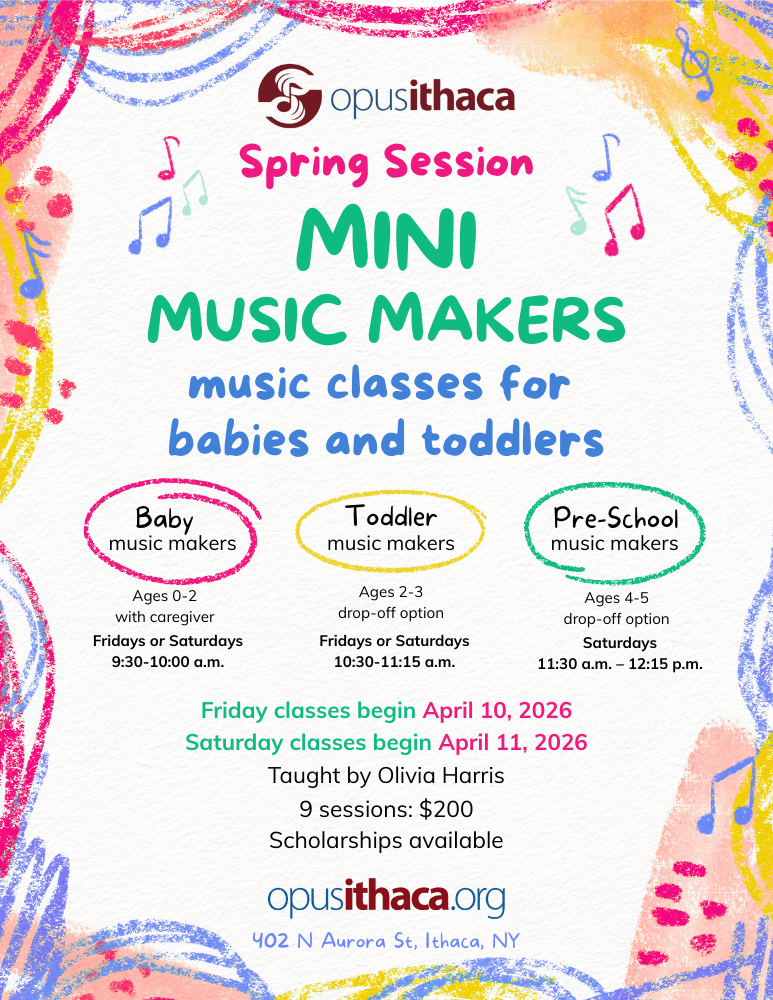 Mini Music Makers flyer