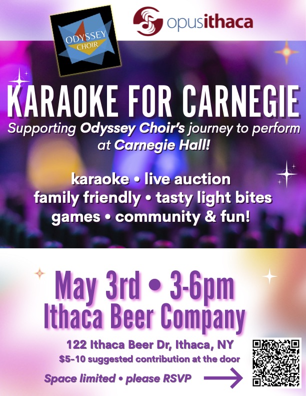 Karaoke for Carnegie fundraiser